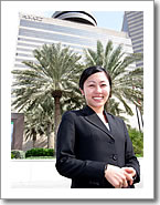Hyatt Regency Dubai & Galleria、Sales Manager、西沢早苗（ニシザワサナエ）さん